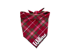 Personalized Cranberries Flannel Bandana + Scarf