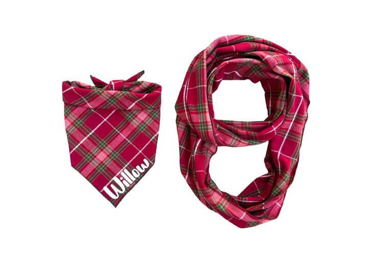 Personalized Cranberries Flannel Bandana + Scarf