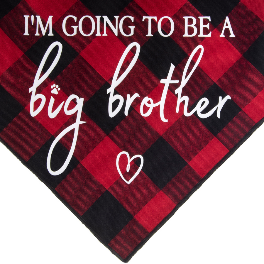 I'm Going to be a Big Brother - Red/Black