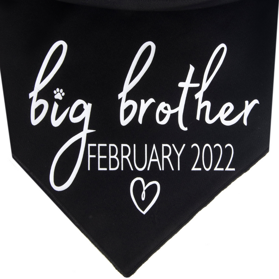 Big Brother with Due Date - Black