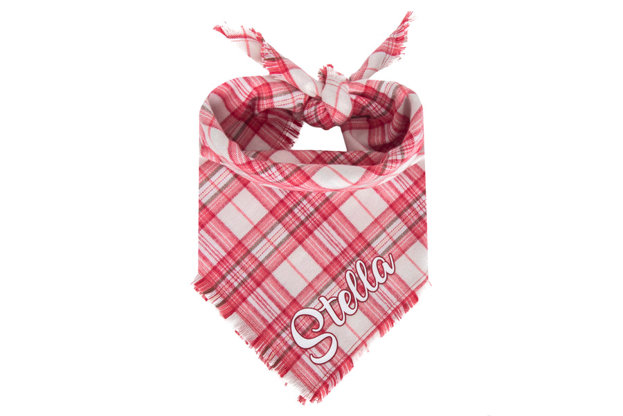Romance Flannel Fray Personalized