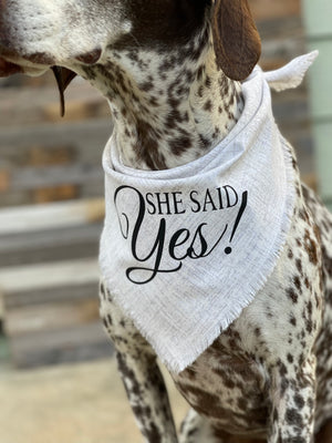 She Said Yes! (New Ivory/Black)