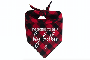 I'm Going to be a Big Brother - Red/Black