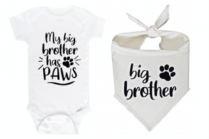 My Big Brother Has Paws Set - Ivory Fray