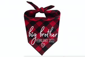 Big Brother with Due Date - Red/Black