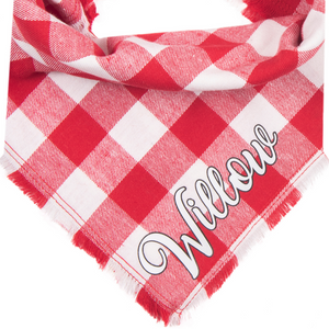 In Love Flannel Fray Personalized